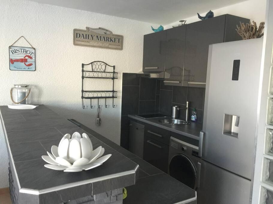 Appartement Vue Mer - Rdc - Parking Prive - Meuble Tourisme 4 Etoiles Agde Ngoại thất bức ảnh