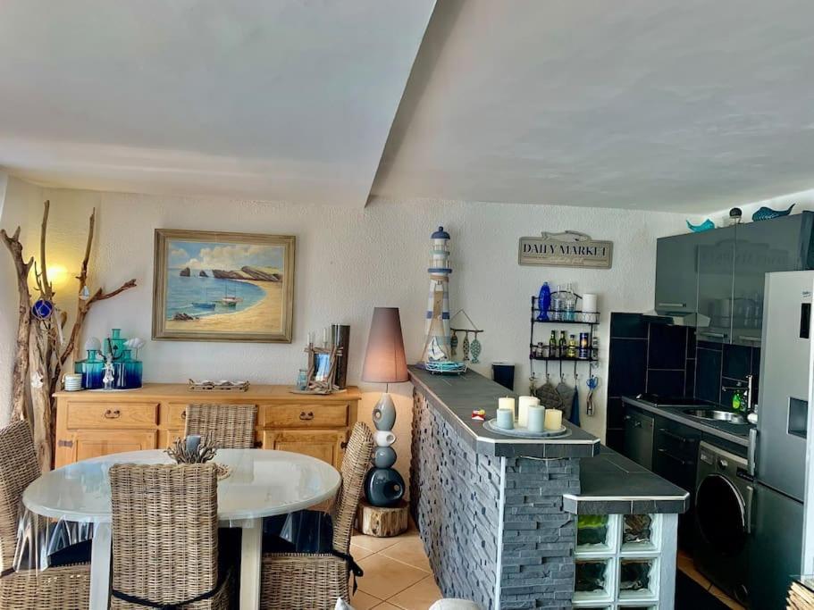 Appartement Vue Mer - Rdc - Parking Prive - Meuble Tourisme 4 Etoiles Agde Ngoại thất bức ảnh